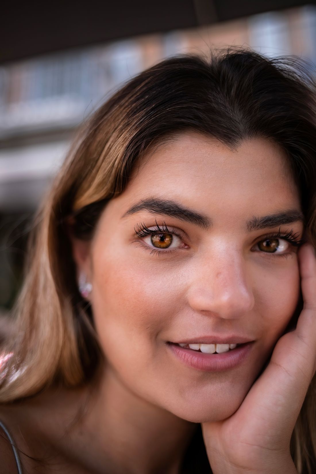 Retrato de una mujer sonriendo
